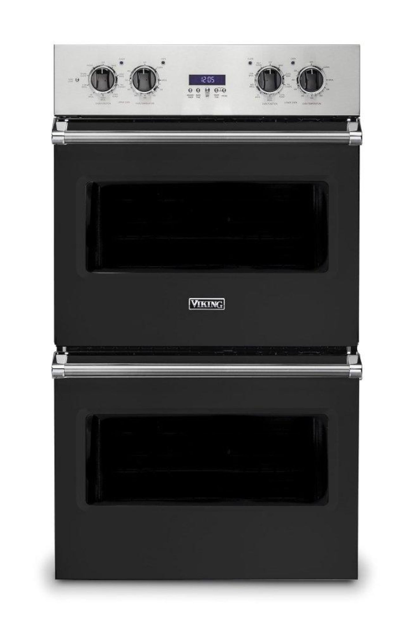 VIKING 30" Electric Double Select Oven Black - VDOE130CS