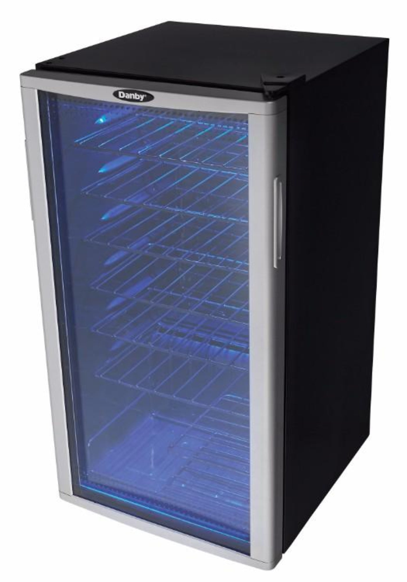 DANBY Danby 36 Bottle Free-Standing Wine Cooler in Platinum in Stainless Steel Look - DWC350BLP