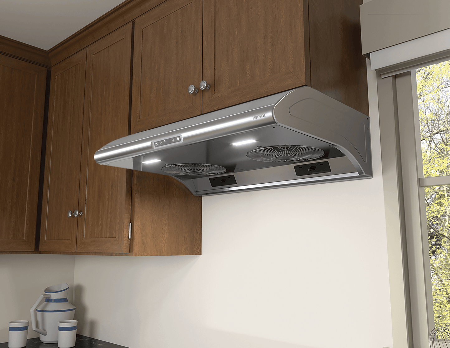 ZEPHYR Typhoon, UC, 36in, SS, LED, ACT in Stainless Steel - AK2136CS