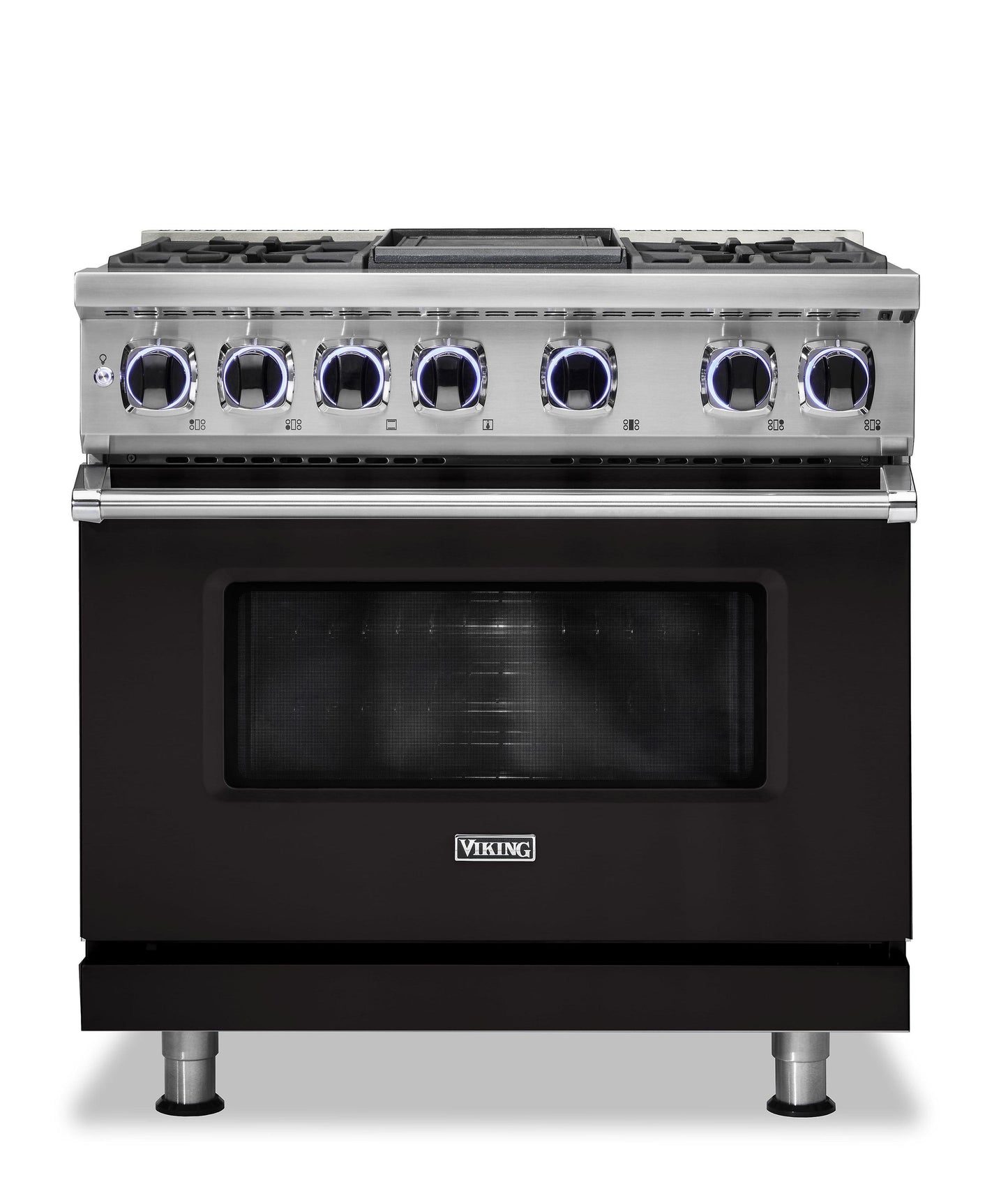 VIKING 36" Dual Fuel Range - VDR7362 Viking 7 Series Black - VDR73624GON