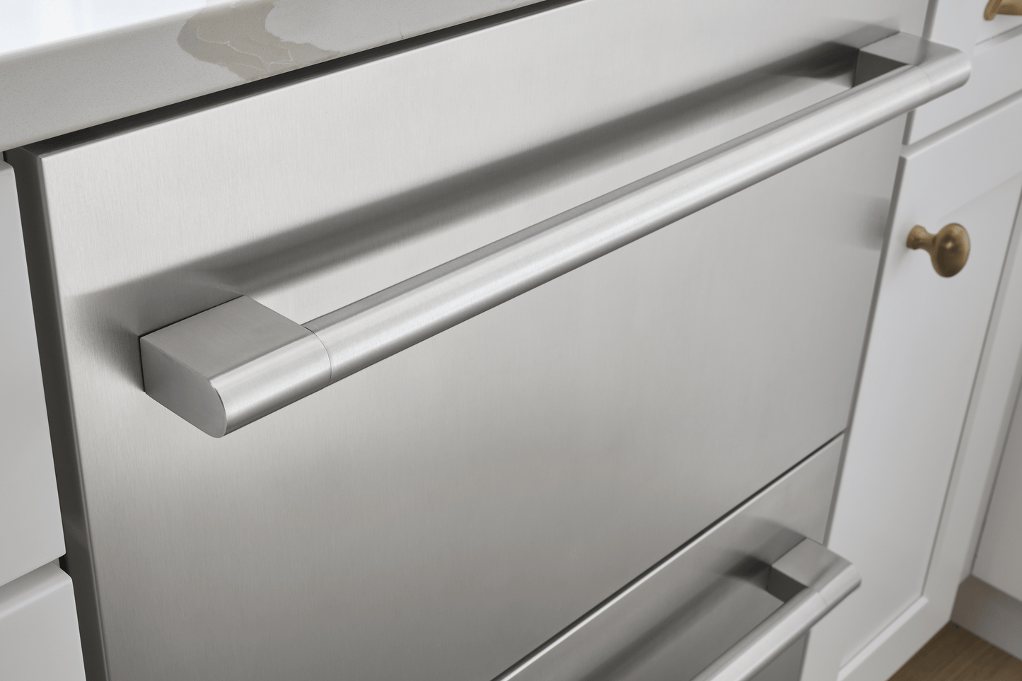 ZEPHYR Presrv Refrigerator Drawers, 24in Compact, Outdoor, SS, 2 Zone in Stainless Steel - PRRD24C2ASOD