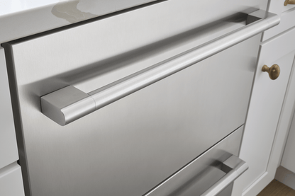 ZEPHYR Presrv Refrigerator Drawers, 24in Compact, Outdoor, SS, 2 Zone in Stainless Steel - PRRD24C2ASOD