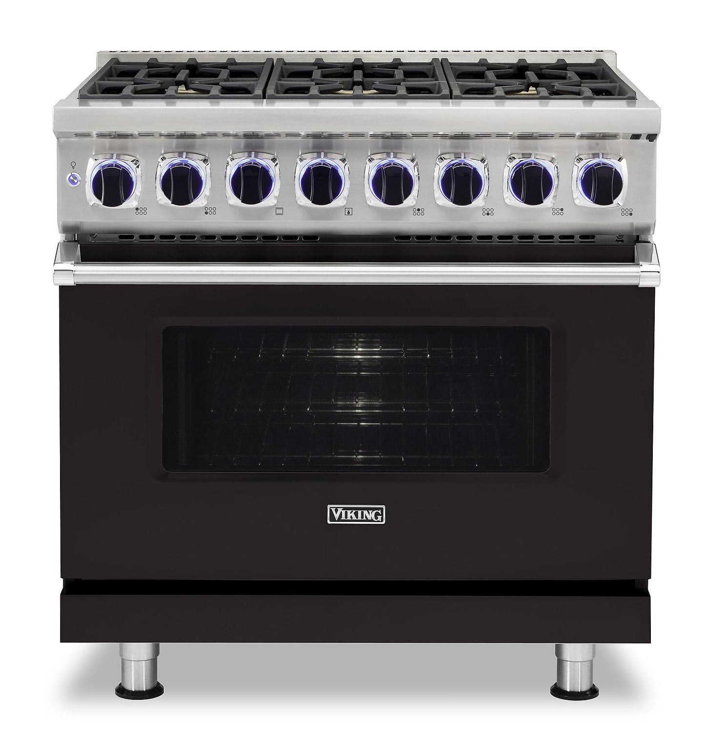 VIKING 36" Dual Fuel Range - VDR7362 Viking 7 Series Black - VDR73626BON