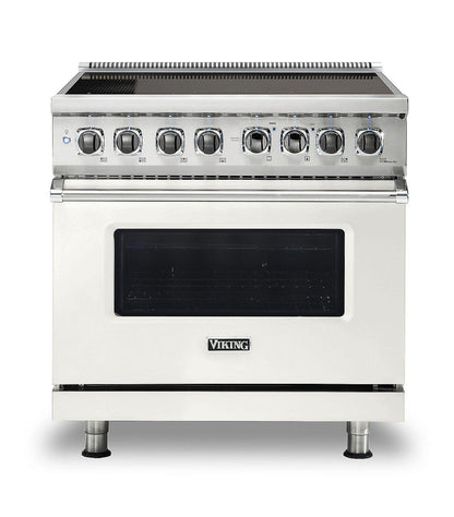 VIKING 36" Induction Range Viking 5 Series White - VIR53626BPW