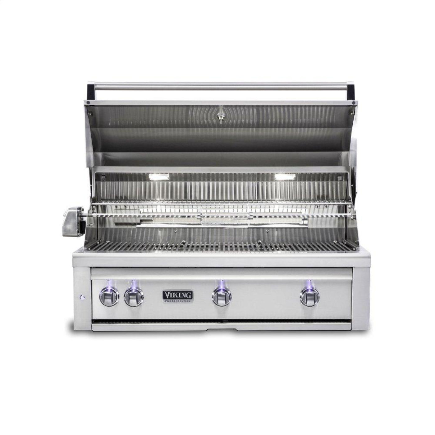 VIKING 36"W. Built-in Grill with ProSear Burner and Rotisserie in Stainless Steel - VQGI5361NSS