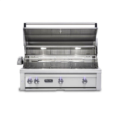 VIKING 36"W. Built-in Grill with ProSear Burner and Rotisserie in Stainless Steel - VQGI5361NSS