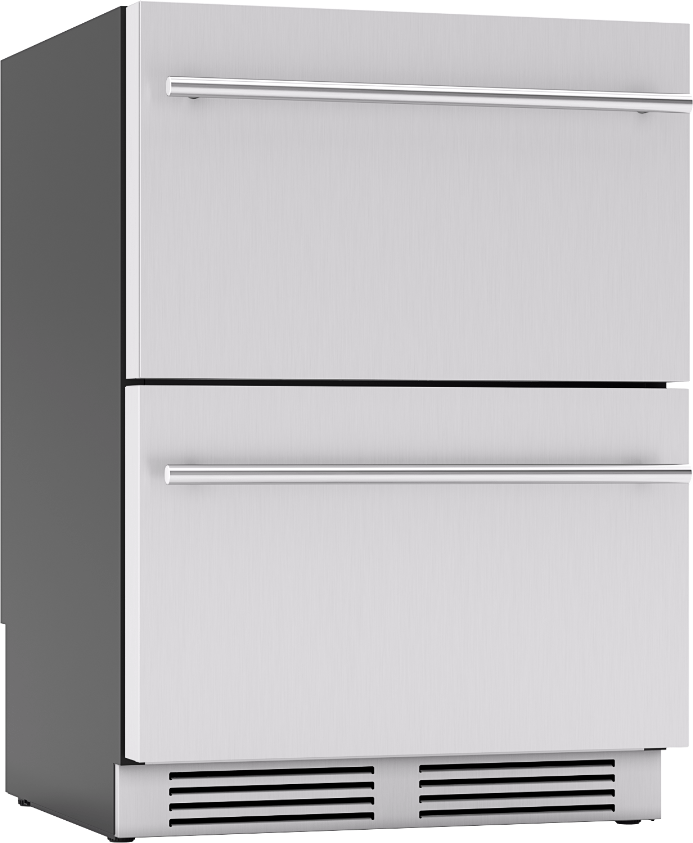 ZEPHYR Presrv Refrigerator Drawers, 24in Compact, SS, 1 Zone in Stainless Steel - PRRD24C1AS