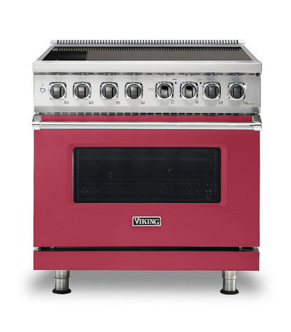 VIKING 36" Induction Range Viking 5 Series Red - VIR53626BVA