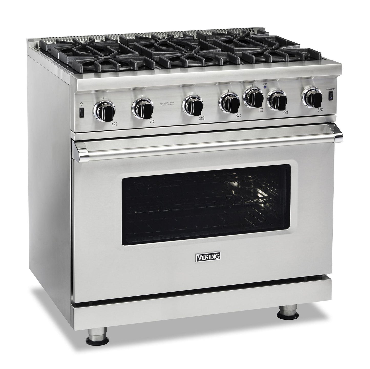 VIKING 36" Open Burner Gas Range Viking 5 Series Yellow - VGIC53626BDALP