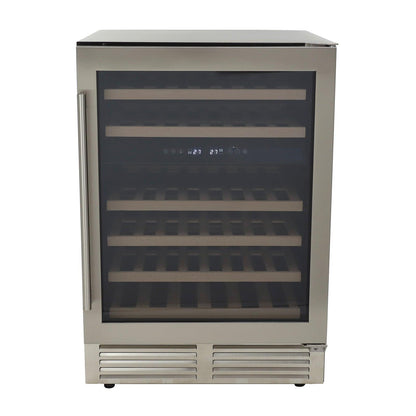 AVANTI Avanti DESIGNER Series Dual-Zone Wine Cooler, 46 Bottle Capacity - in Stainless Steel / 46 Bottles in Stainless Steel - WCD46DZ3S