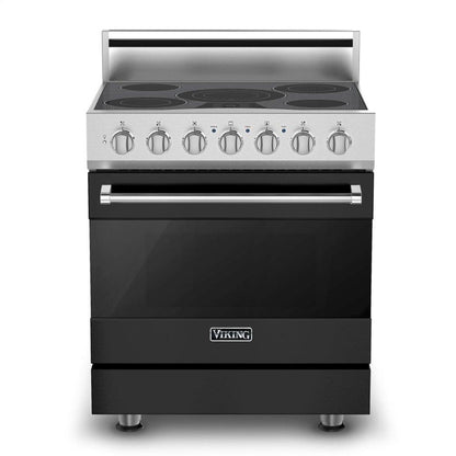 VIKING 30" Self-Cleaning Electric Range - Viking 3 Series Black - RVER33015BCS