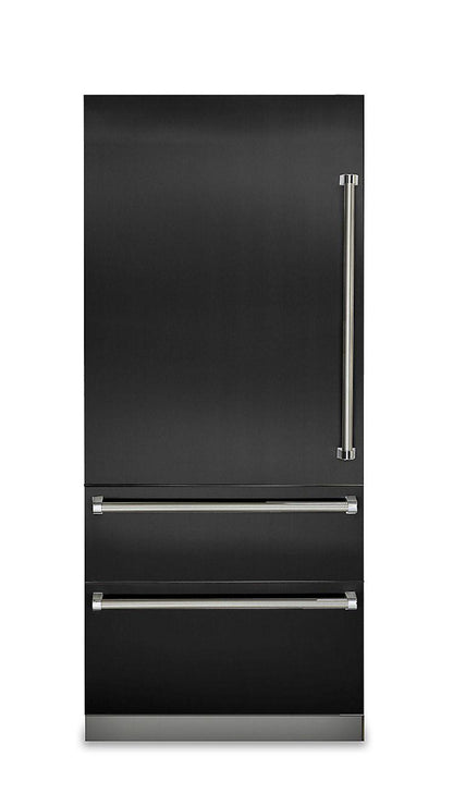 VIKING 7 Series Refrigerator Door Panel - STAINLESS STEEL OR COLOR DOOR PANEL Black - VIBDP36LCS