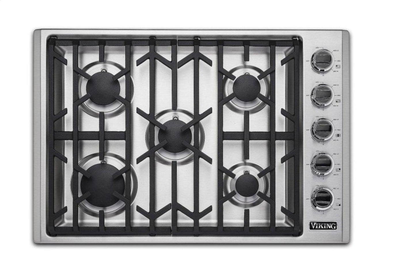 VIKING 30" Gas Cooktop in Stainless Steel - VGSU53015BSSLP