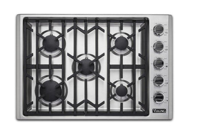 VIKING 30" Gas Cooktop in Stainless Steel - VGSU53015BSSLP