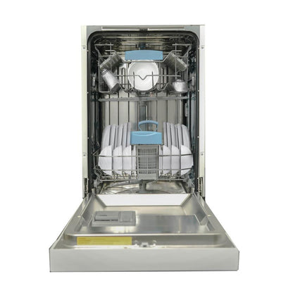 DANBY Danby 18" Wide Built-in Dishwasher in White - DDW18D1EW
