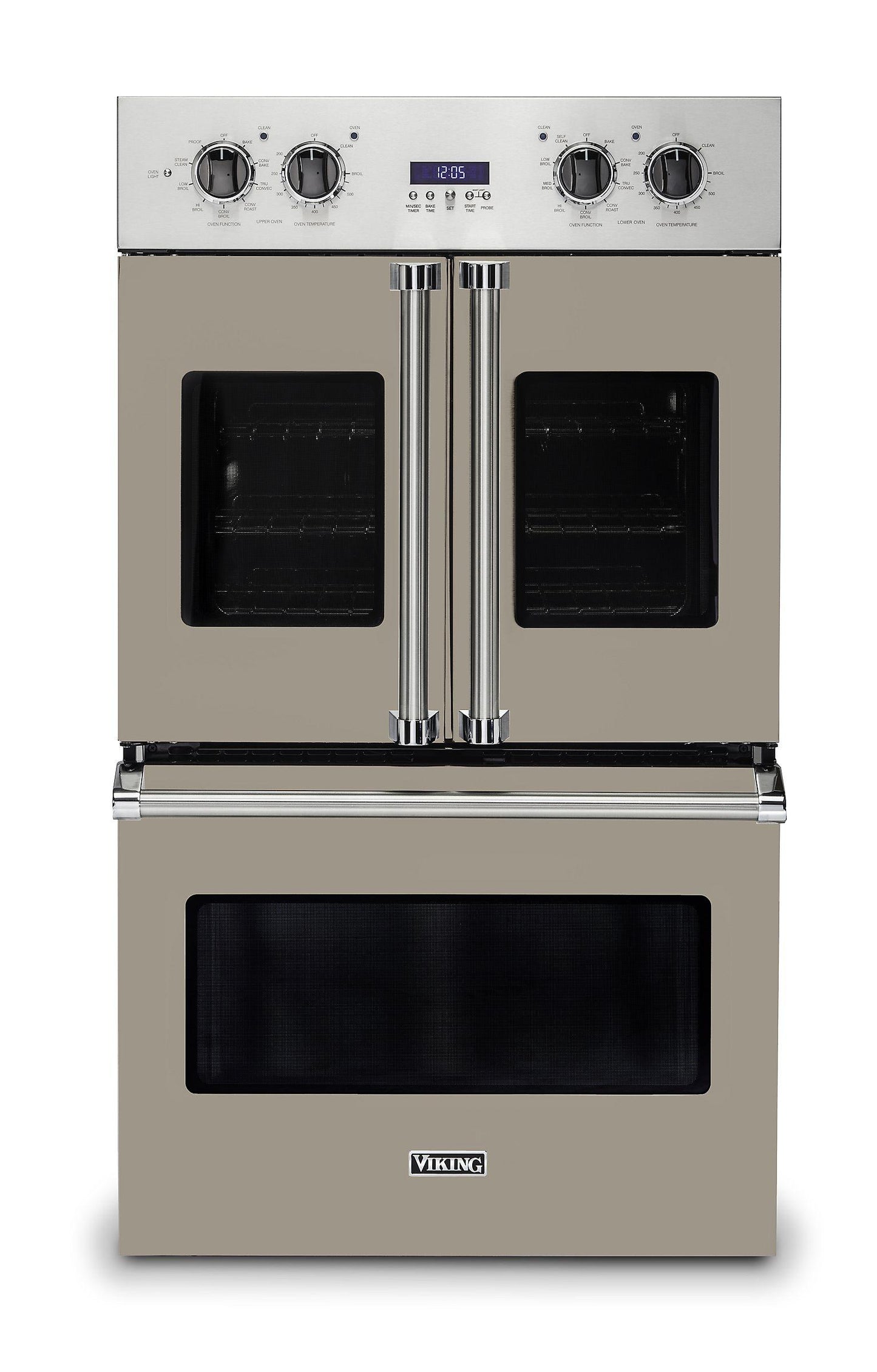 VIKING 30" Electric Double French-Door Oven Gray - VDOF7301NA