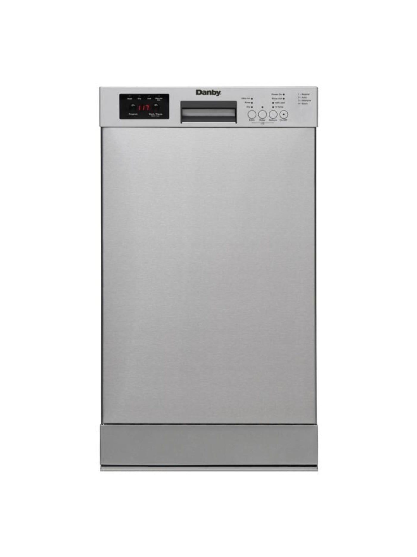 DANBY Danby 18" Wide Built-in Dishwasher in Stainless Steel - DDW18D1ESS