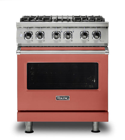 VIKING 30" Dual Fuel Range  Viking 5 Series Red - VDR5304BSC