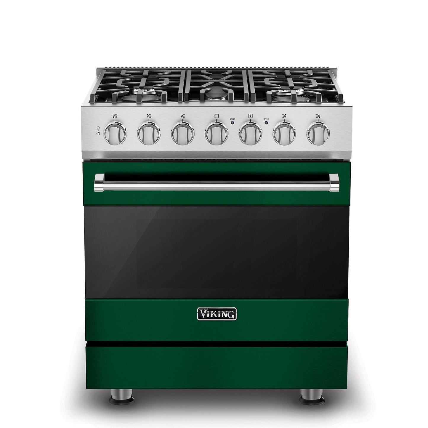 VIKING 30" Self-Cleaning Dual Fuel Range Viking 3 Series Green - RVDR33025BIV