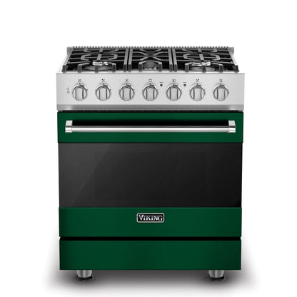 VIKING 30" Self-Cleaning Dual Fuel Range Viking 3 Series Green - RVDR33025BIVLP