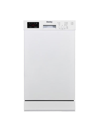 DANBY Danby 18" Wide Built-in Dishwasher in White - DDW18D1EW