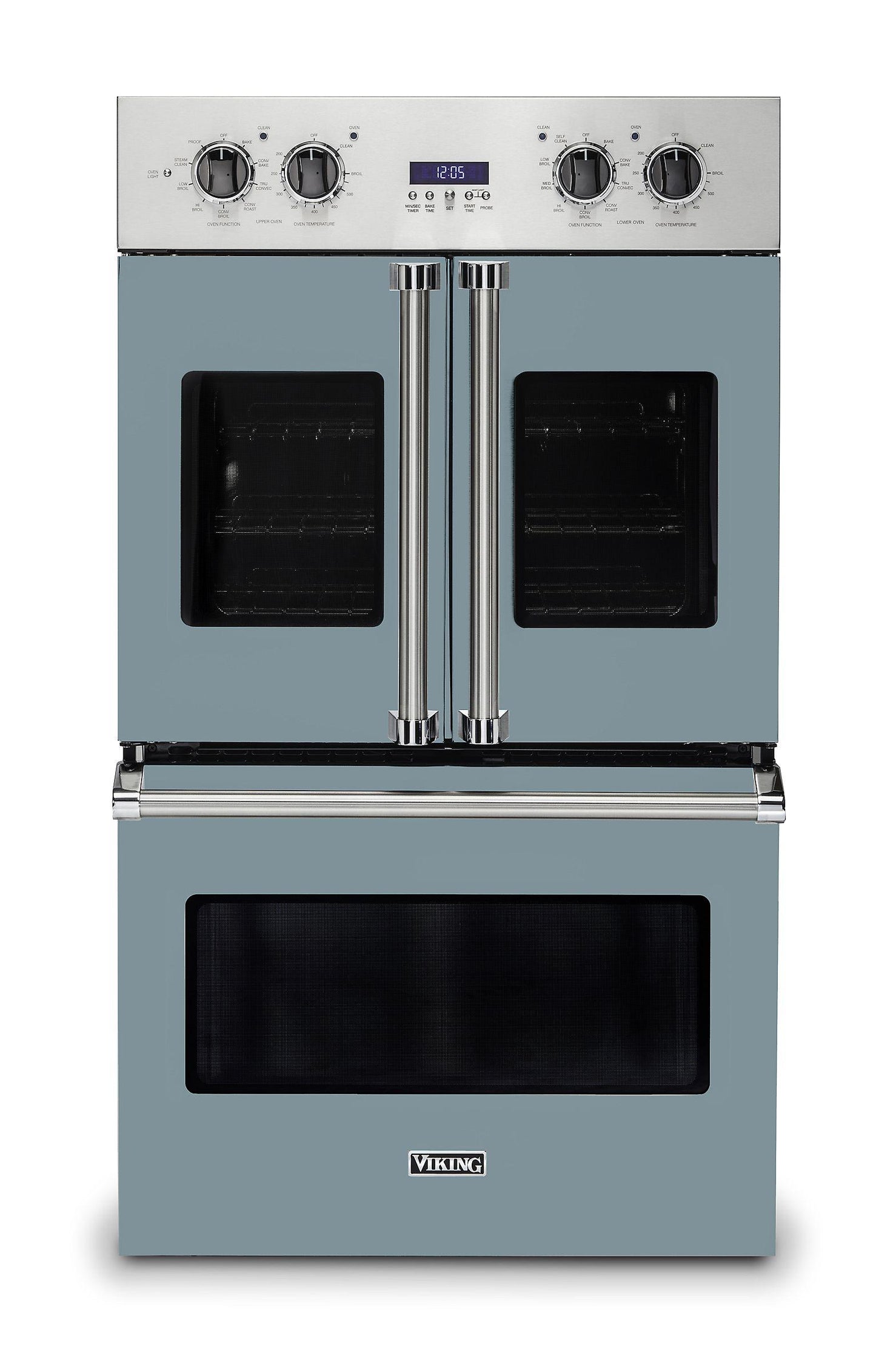 VIKING 30" Electric Double French-Door Oven Blue - VDOF7301NS