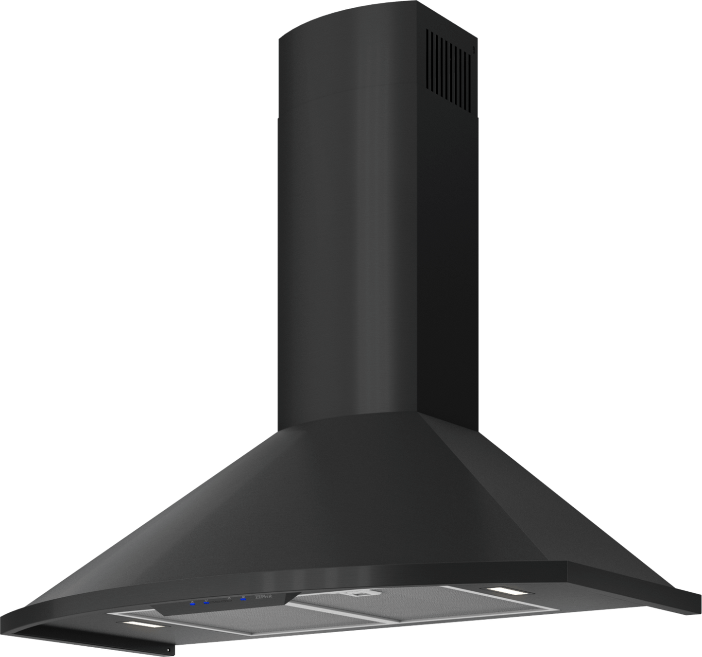 ZEPHYR Savona Wall, 30in, Black, LED, 600 CFM w/ACT Black - ZSAE30FB