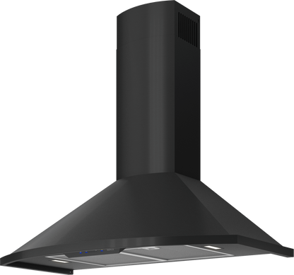 ZEPHYR Savona Wall, 30in, Black, LED, 600 CFM w/ACT Black - ZSAE30FB
