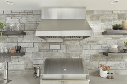 ZEPHYR Cypress Wall Outdoor, 36in, LED, SS, 1200 CFM in Stainless Steel - AK7836CS