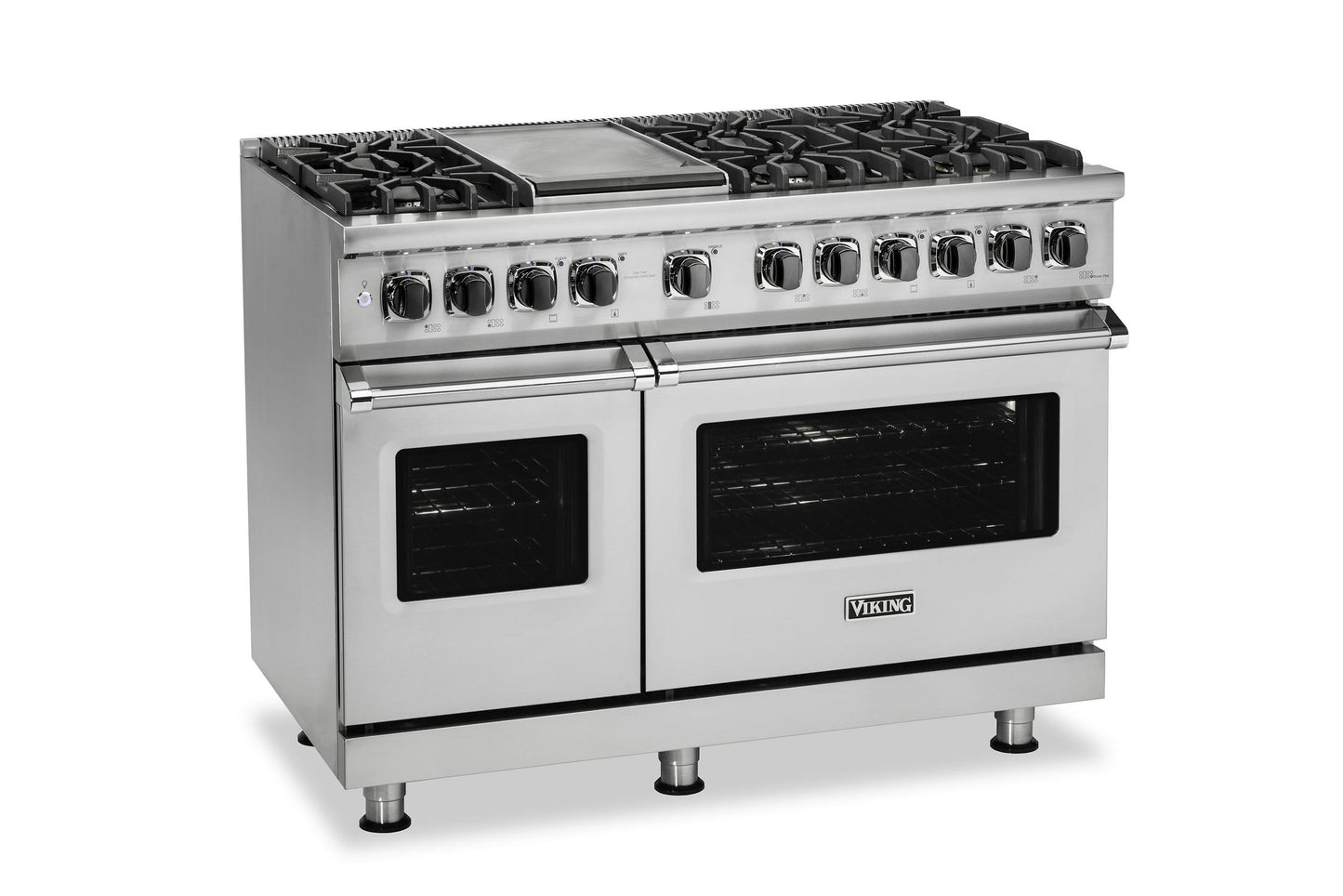 VIKING 48" Dual Fuel Range - VDR548 Viking 5 Series in Stainless Steel - VDR5488BSS