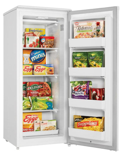 DANBY Danby Designer 10.1 cu. ft. Upright Freezer in White - DUFM101A2WDD