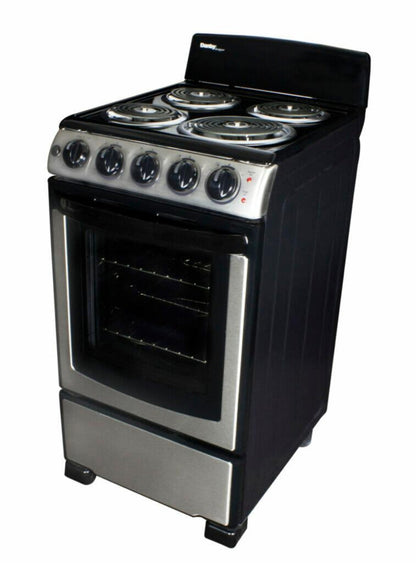 DANBY Danby 20" Wide Electric Range in Stainless Steel - DER203BSS