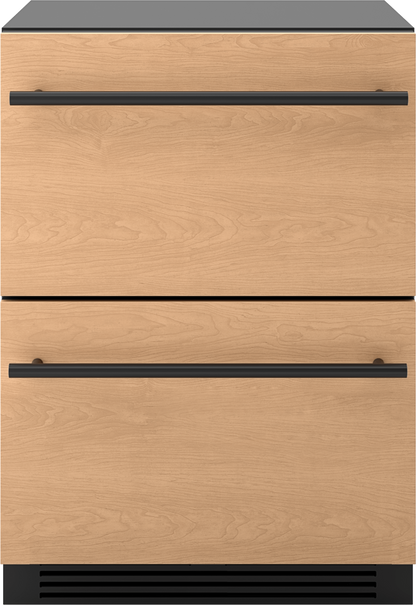 ZEPHYR Presrv Refrigerator Freezer Drawers, 24in, Panel Ready Custom Panel Ready - PRRFD24C2AP