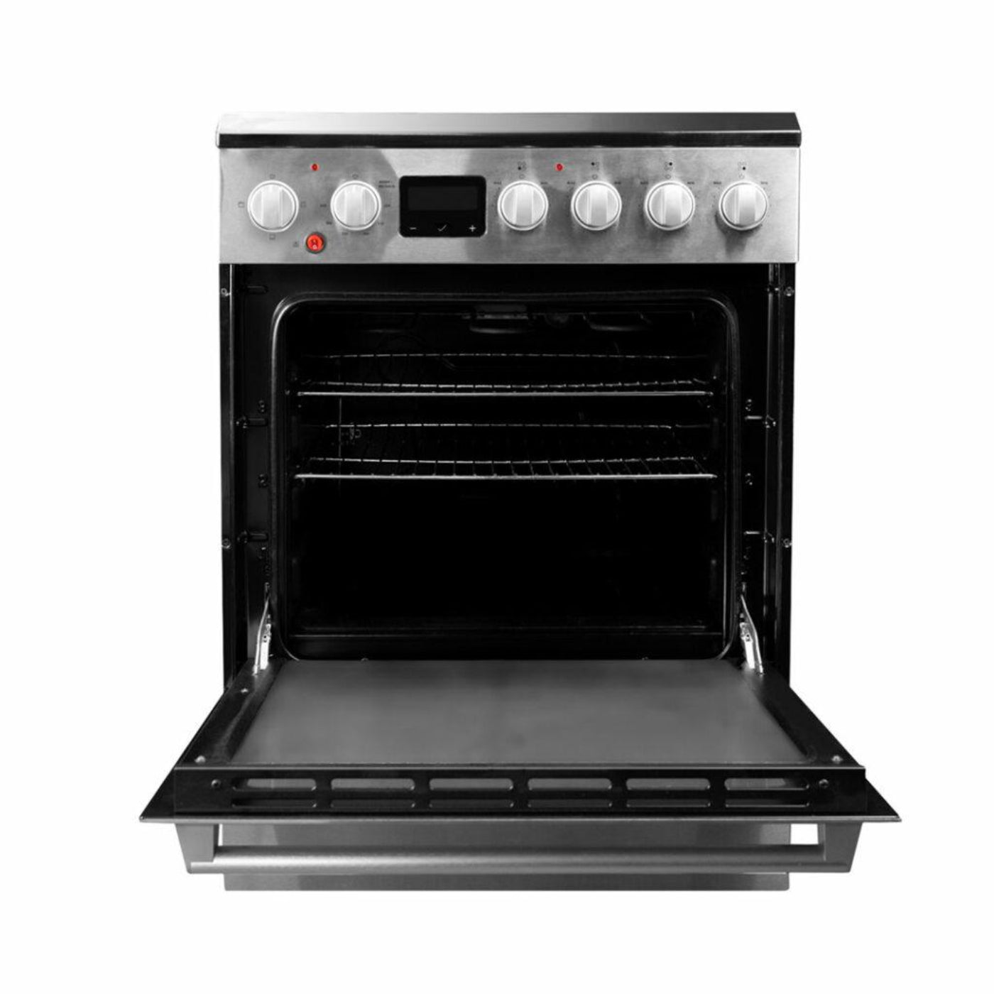 DANBY Danby 24-in TruAirFry Smooth top Slide-in Electric Range in Stainless Steel - DRCA240BSS