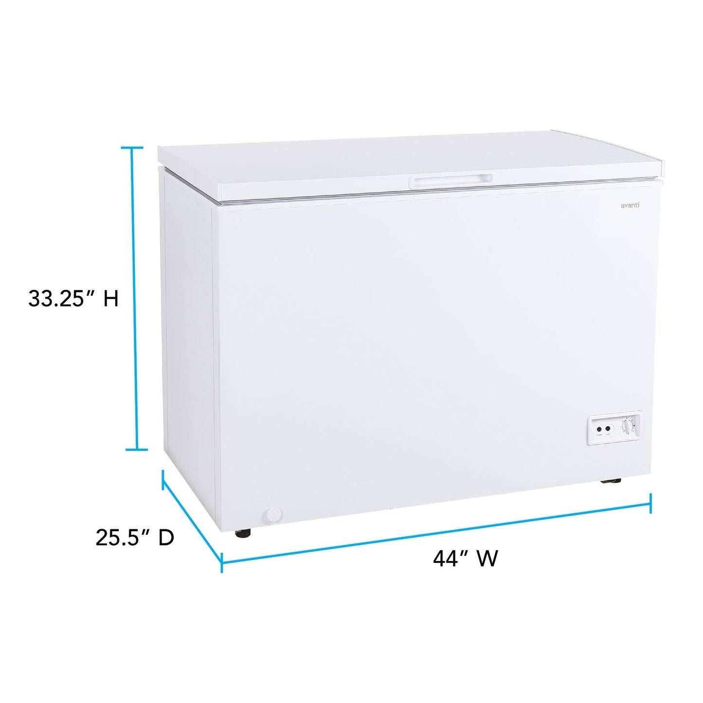 AVANTI Avanti 10.0 cu. ft. Garage Ready Convertible Chest Freezer White - CF10F0W
