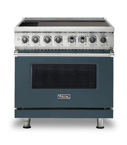 VIKING 36" Induction Range Viking 5 Series Gray - VIR53626BSQ