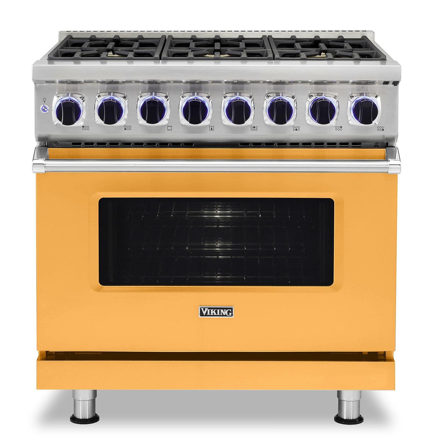 VIKING 36" Dual Fuel Range - VDR7362 Viking 7 Series Yellow - VDR73626BDA