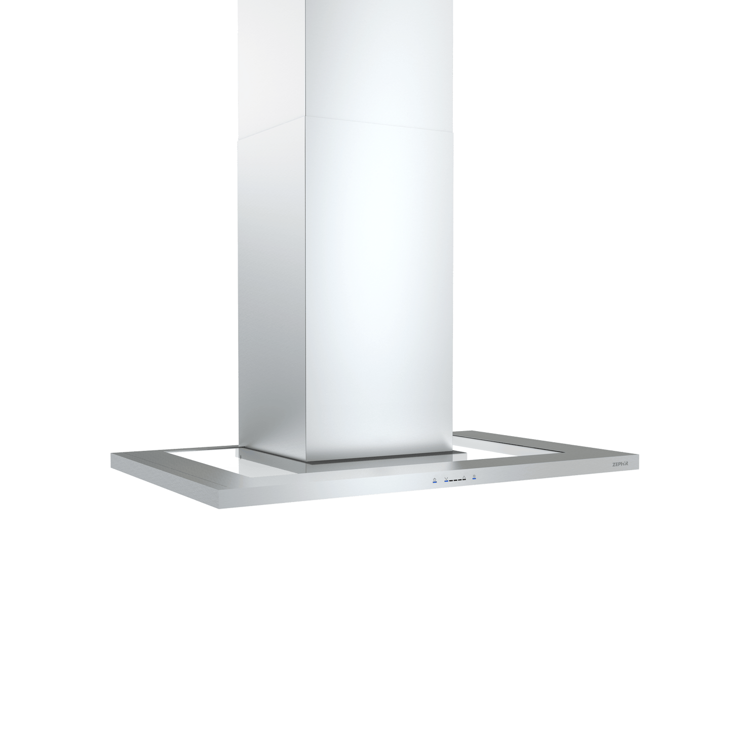 ZEPHYR Modena, Wall, 90cm, SS+Glass, LED, ACT in Stainless Steel - ZMOM90BS