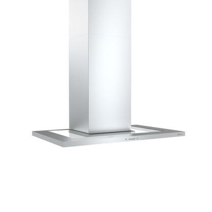 ZEPHYR Modena, Wall, 90cm, SS+Glass, LED, ACT in Stainless Steel - ZMOM90BS