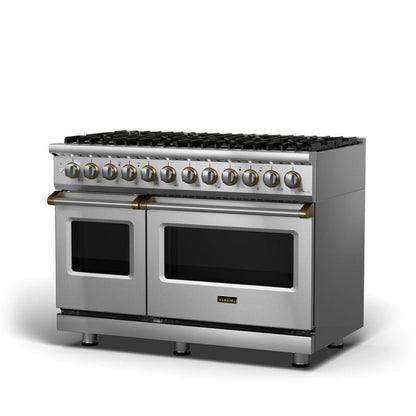 VIKING 48" Dual Fuel Range - VDR548 Viking 5 Series Gray - VDR5488BDG