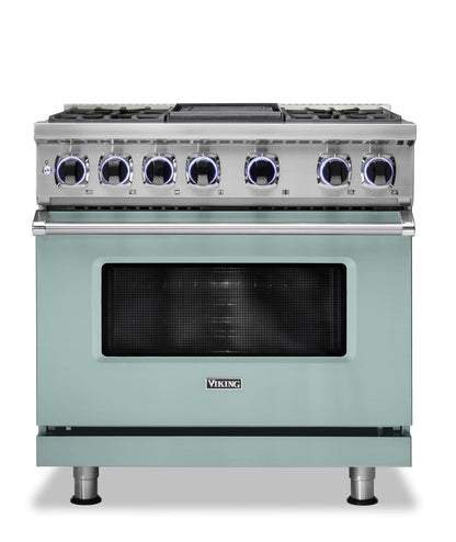 VIKING 36" Dual Fuel Range - VDR7362 Viking 7 Series Other - VDR73624GSP