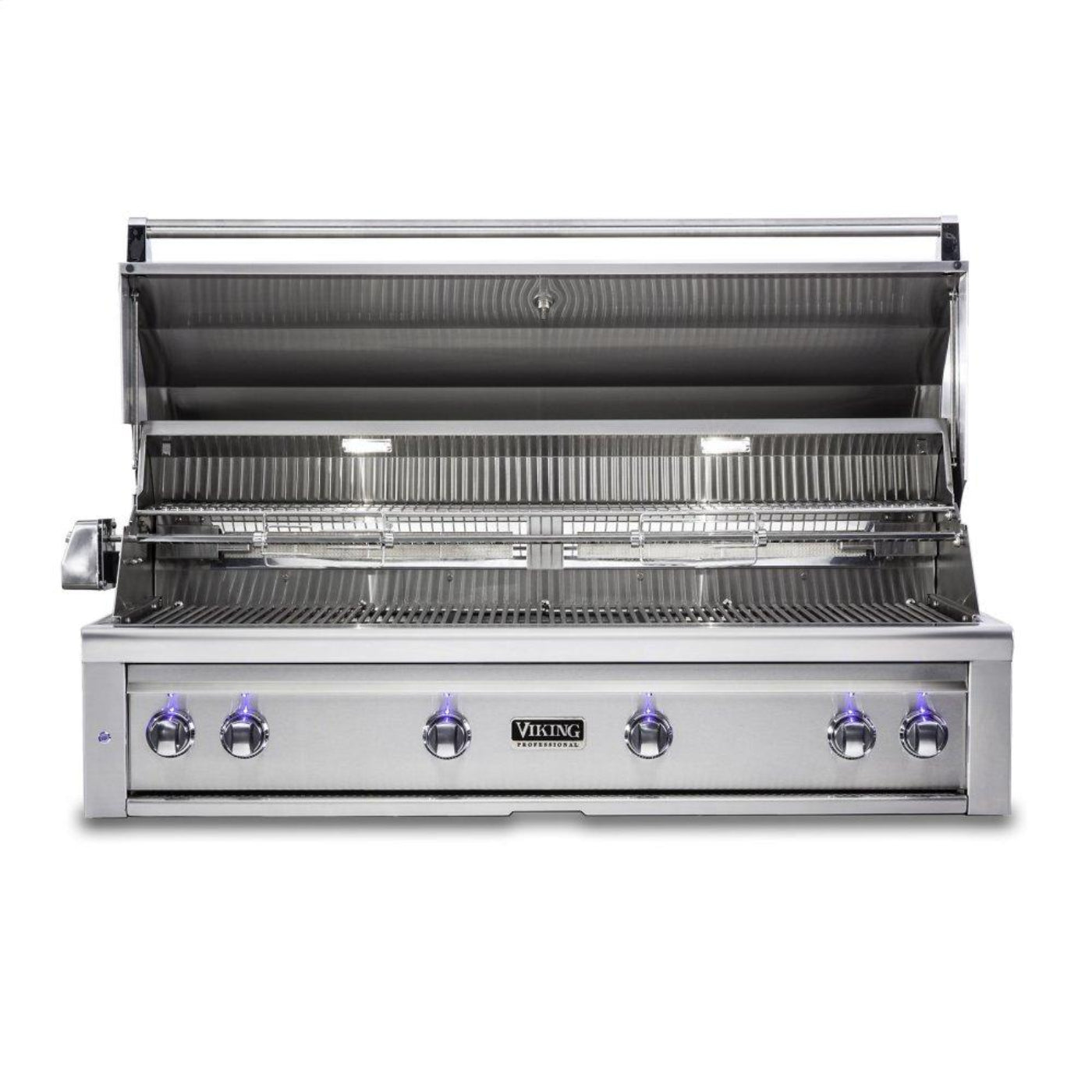 VIKING 54"W. Built-in Grill with ProSear Burner and Rotisserie - in Stainless Steel - VQGI5541NSS