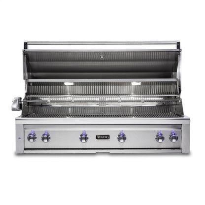 VIKING 54"W. Built-in Grill with ProSear Burner and Rotisserie - in Stainless Steel - VQGI5541NSS
