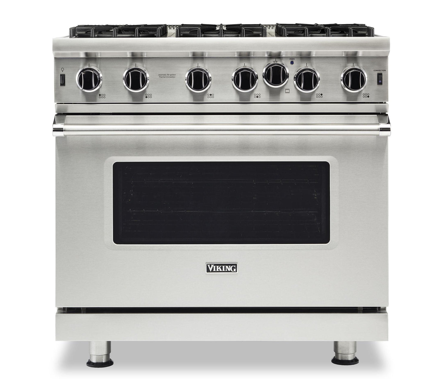 VIKING 36" Open Burner Gas Range Viking 5 Series Pink - VGIC53626BBH