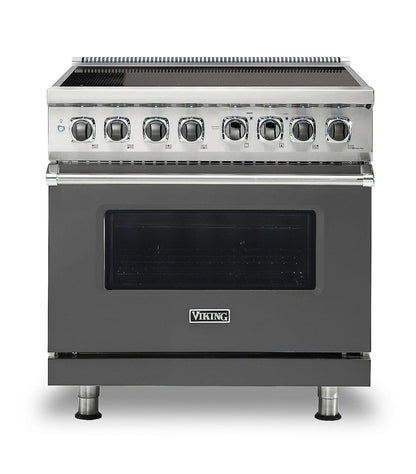VIKING 36" Induction Range Viking 5 Series Gray - VIR53626BDG