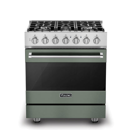 VIKING 30" Self-Cleaning Dual Fuel Range Viking 3 Series Green - RVDR33025BEU