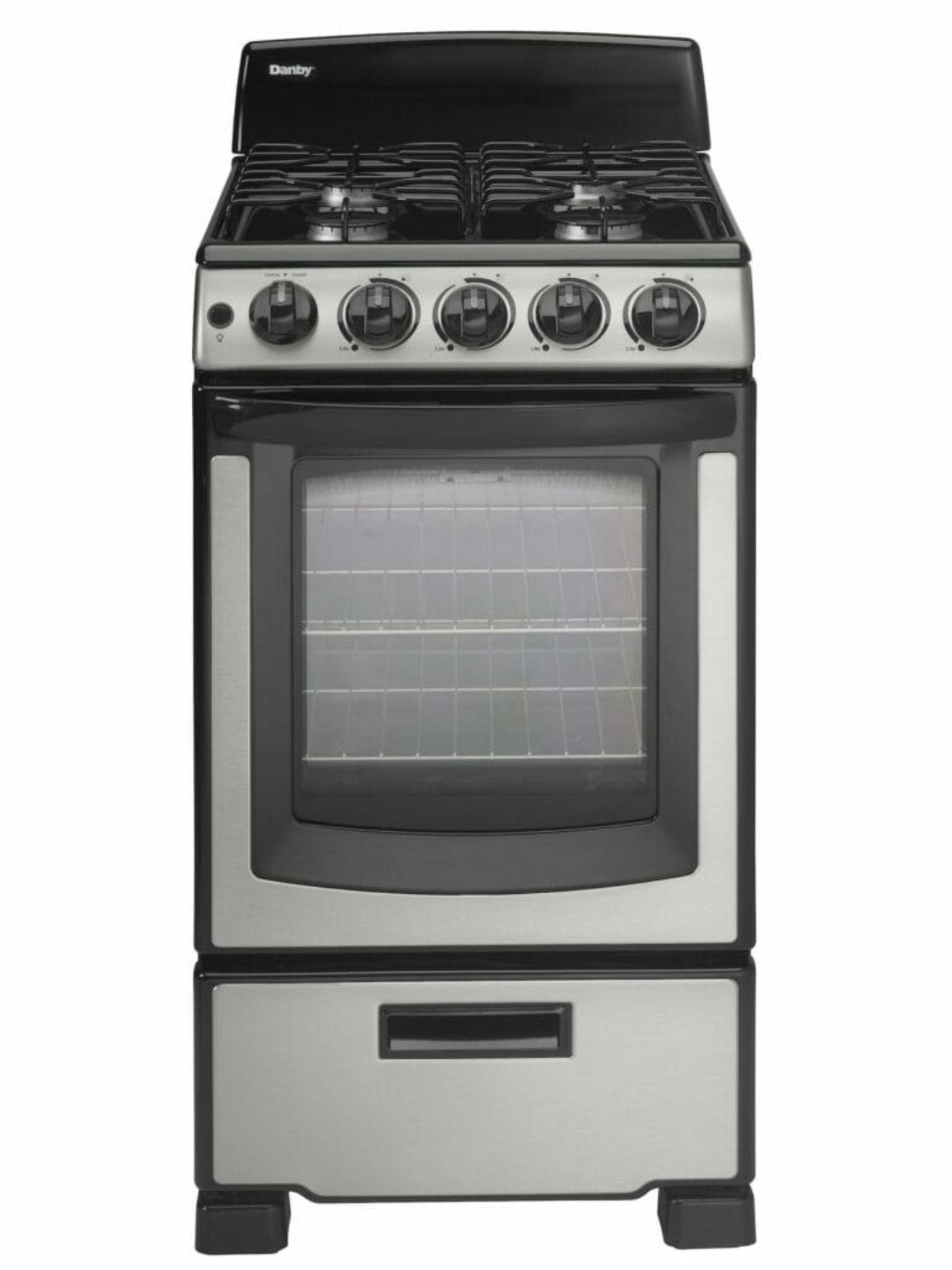 DANBY Danby 20" Wide Gas Range in Stainless Steel - DR203BSSGLP