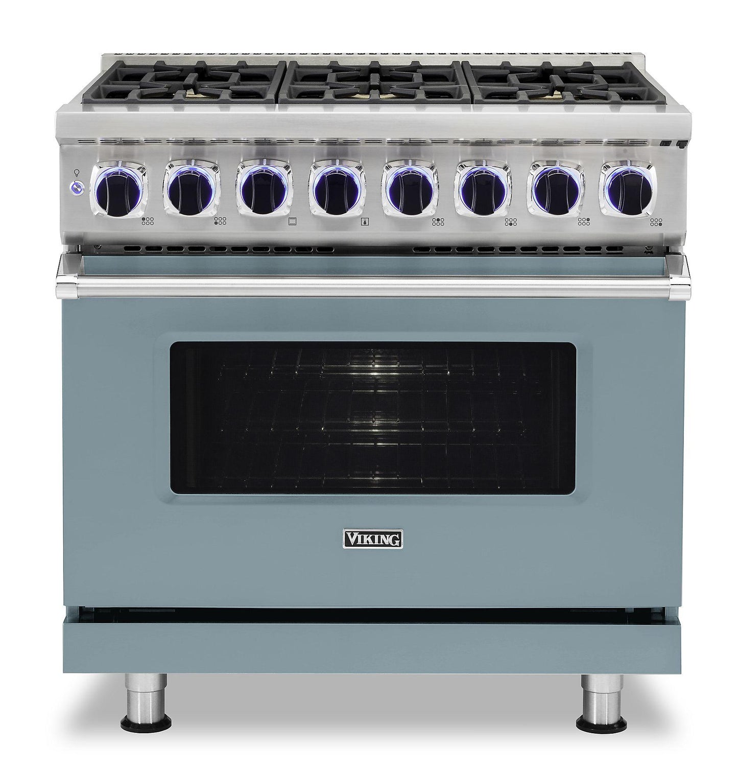 VIKING 36" Dual Fuel Range - VDR7362 Viking 7 Series Blue - VDR73626BNSLP