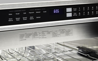 VIKING Viking Drop Down Door Convection/Speed Microwave Oven in Stainless Steel - VMDD5306SS