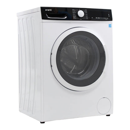 Avanti 24 Inch Front Load Washer with 2.2 cu. ft. Capacity, 15 Wash Cycles, 5 Water Temperature Settings, Energy Star Certified in White - FLW22V0W